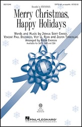 Merry Christmas, Happy Holidays SATB choral sheet music cover